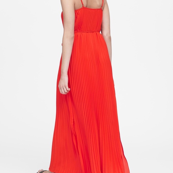 Sheffon red maxi dress - Picture 4 of 6